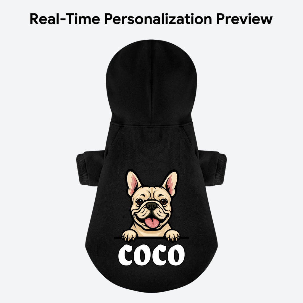 COCO - Personalized French Bulldog hoodies with funny quotes and your furry friend's name – 100% Cotton