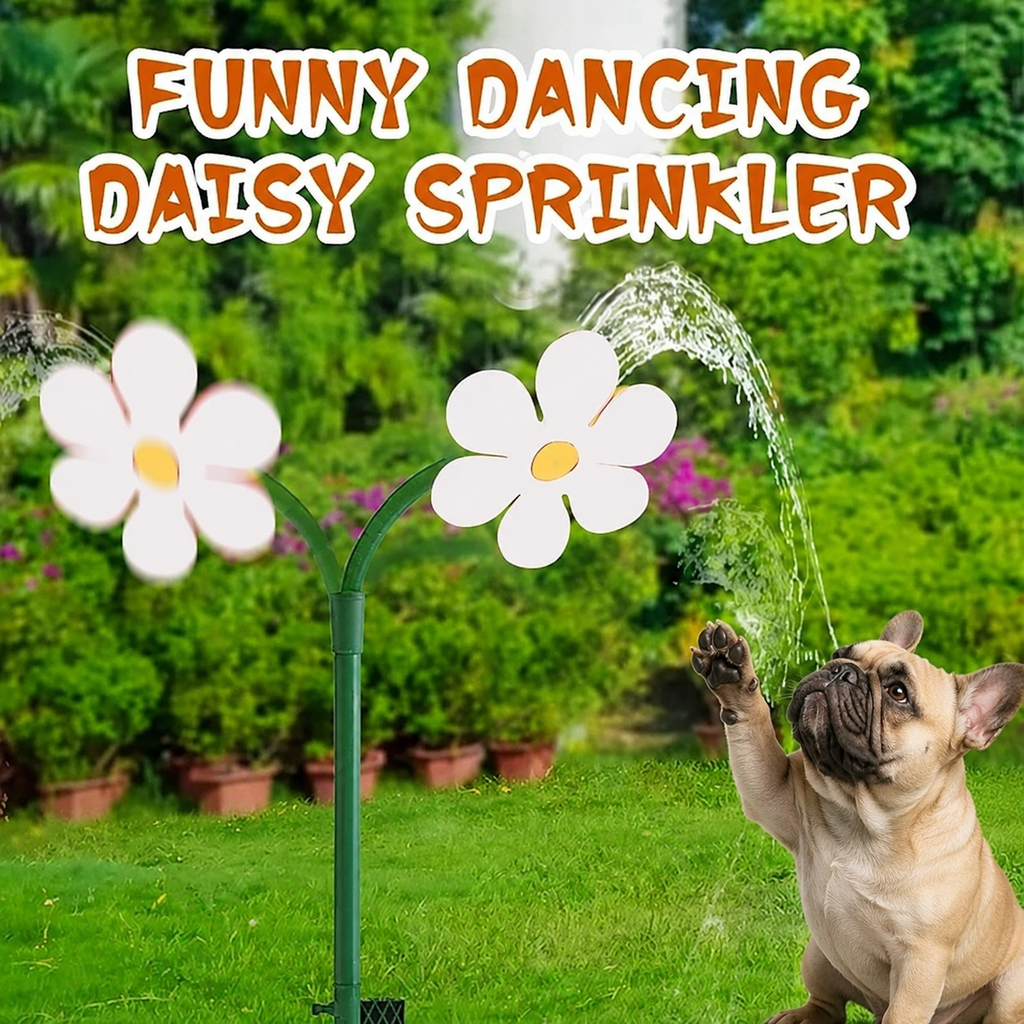 Frenchie 360° Rotating Crazy Daisy Flower Sprinkler