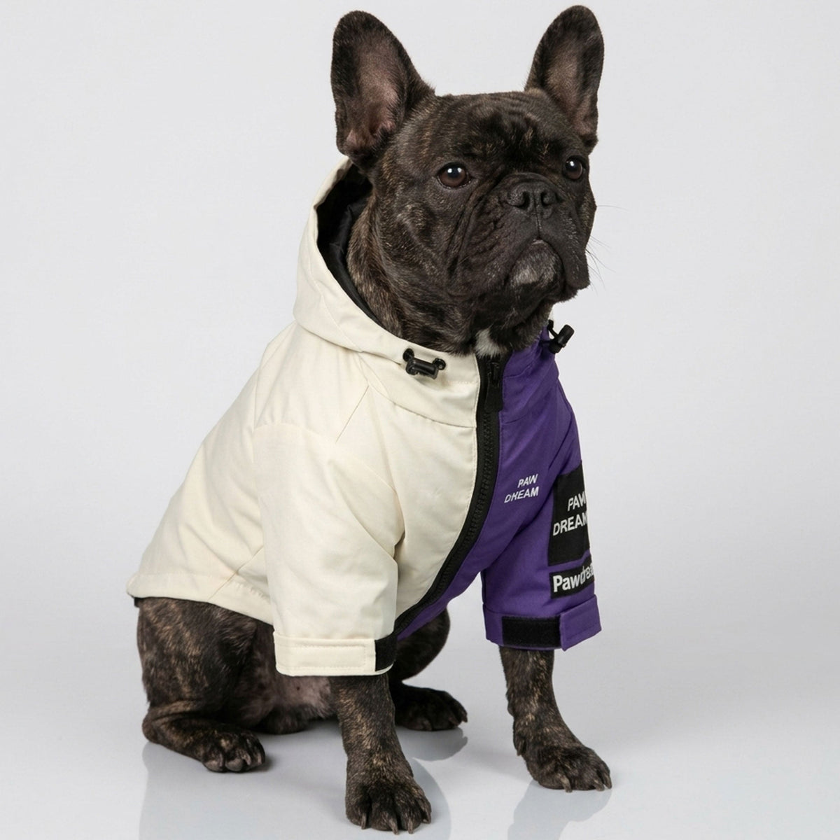 StormPaw Frenchie Windproof Raincoat – Premium Hooded Dog Jacket - Frenchie.us