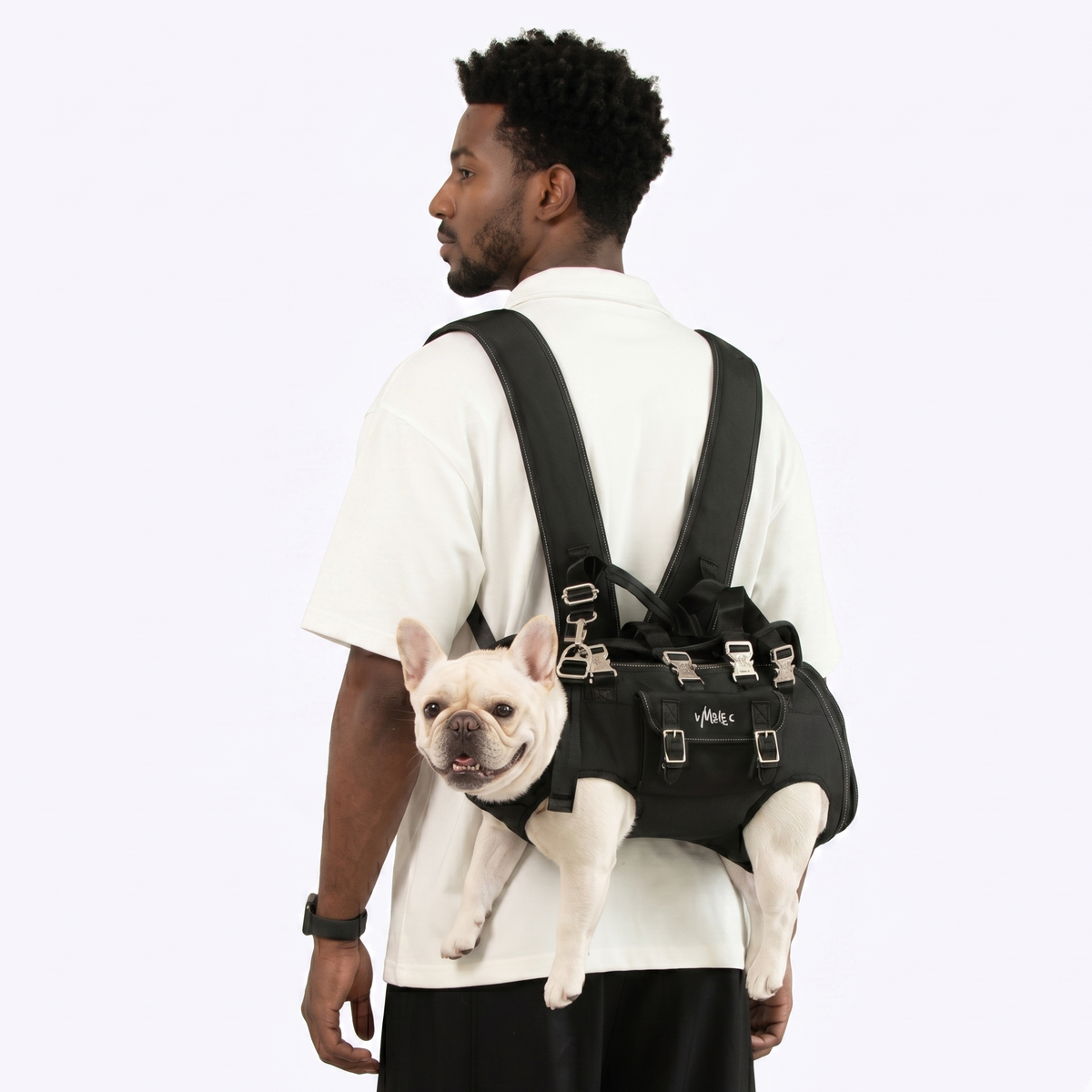 Frenchie™ SideCarry Backpack – Lightweight & Secure Pet Carrier - Frenchie.us
