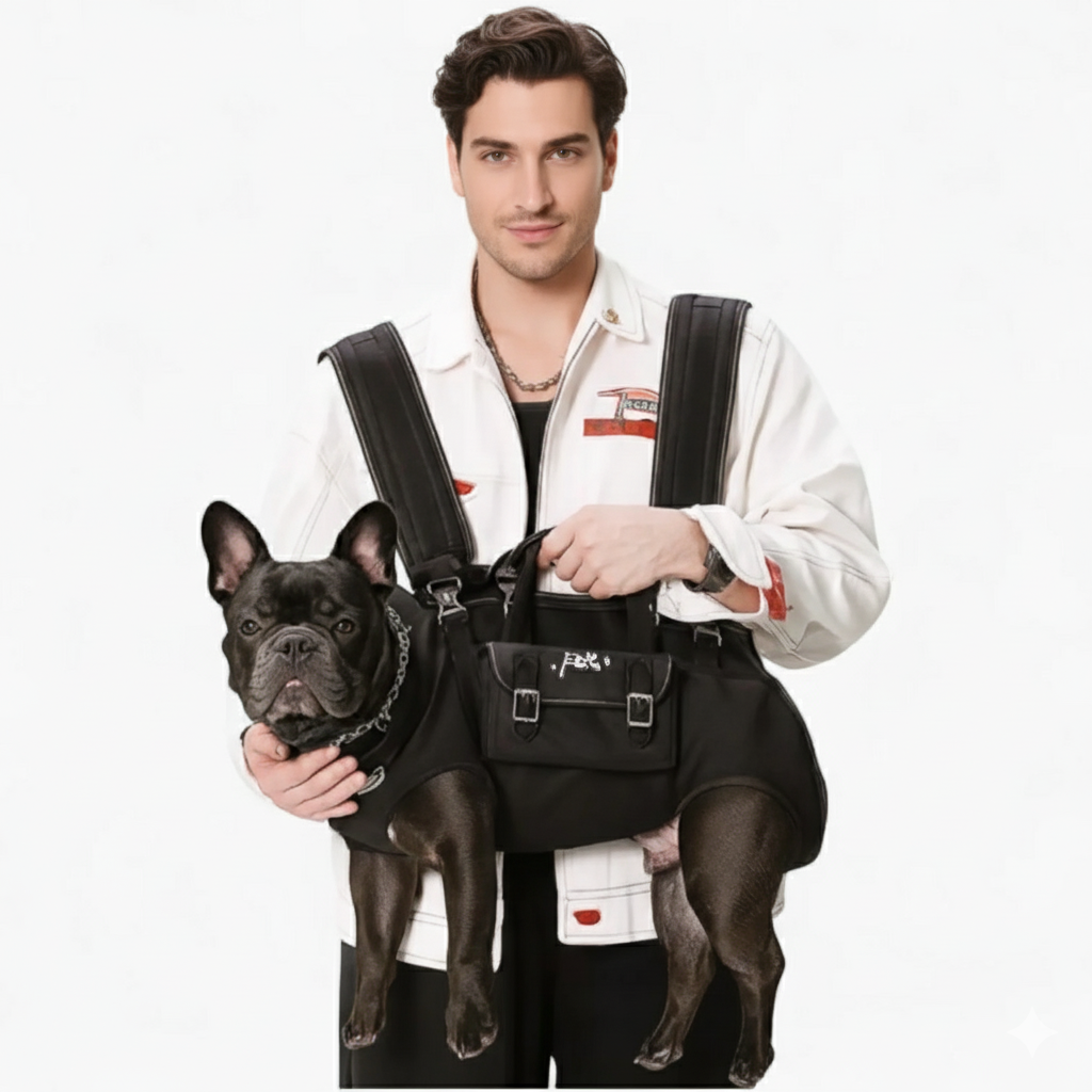 Frenchie™ SideCarry Backpack – Lightweight & Secure Pet Carrier - Frenchie.us