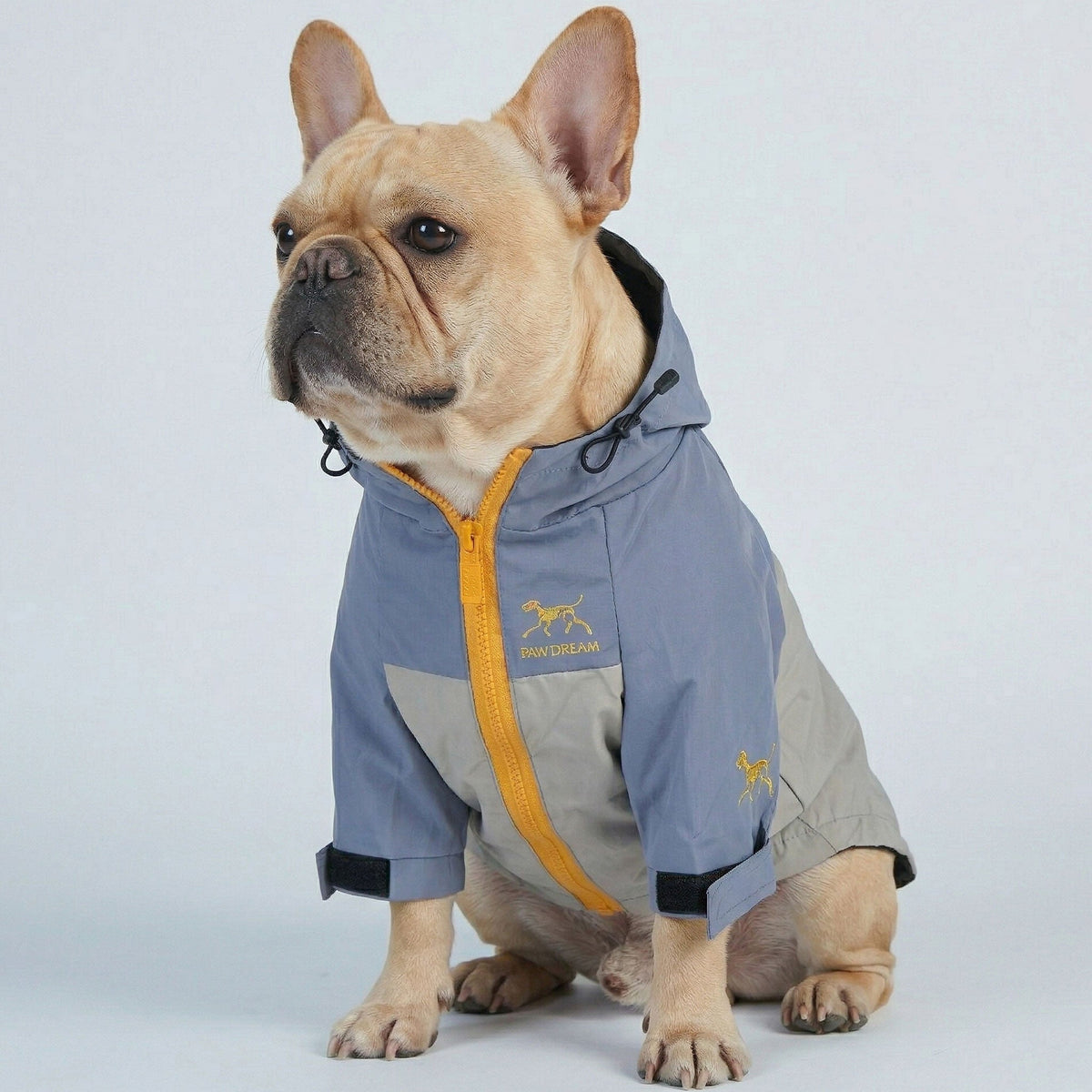 StormPaw Frenchie Windproof Raincoat – Soft Waterproof Hooded Dog Jacket - Frenchie.us