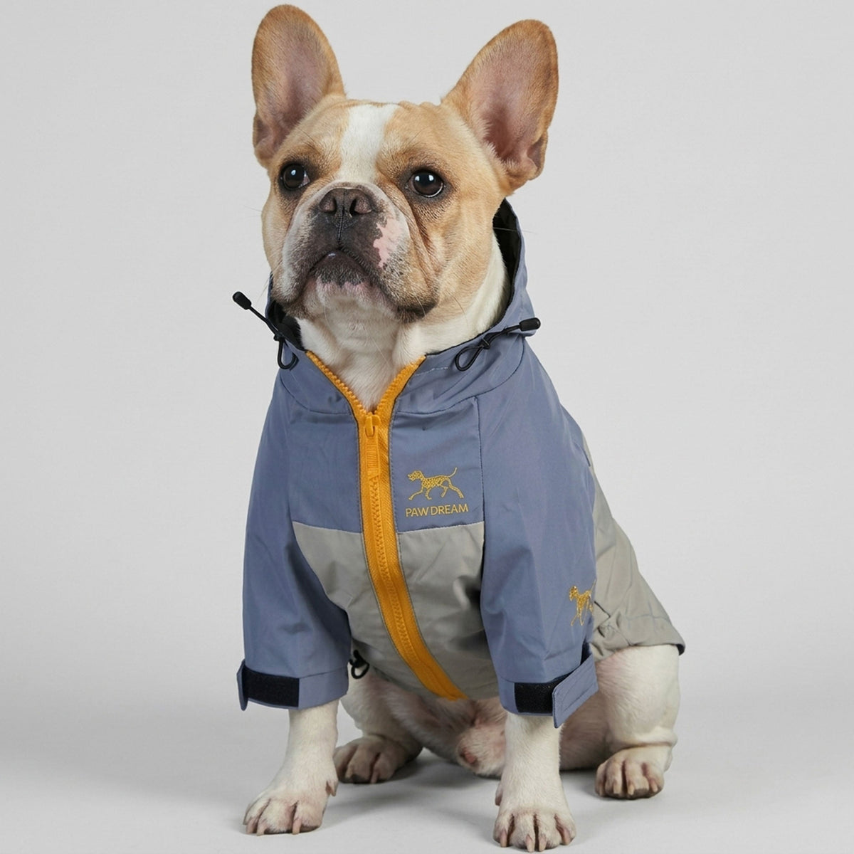 StormPaw Frenchie Windproof Raincoat – Soft Waterproof Hooded Dog Jacket - Frenchie.us