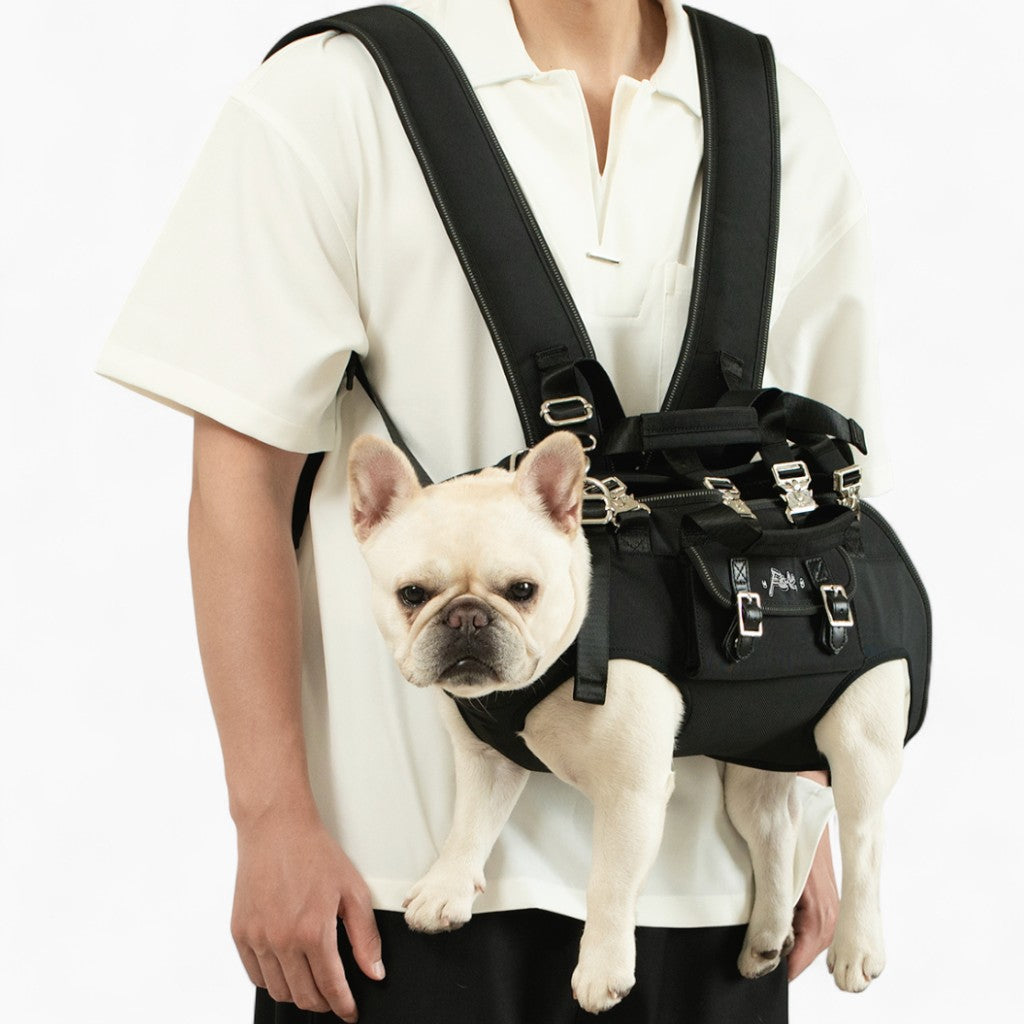 Frenchie™ SideCarry Backpack – Lightweight & Secure Pet Carrier - Frenchie.us